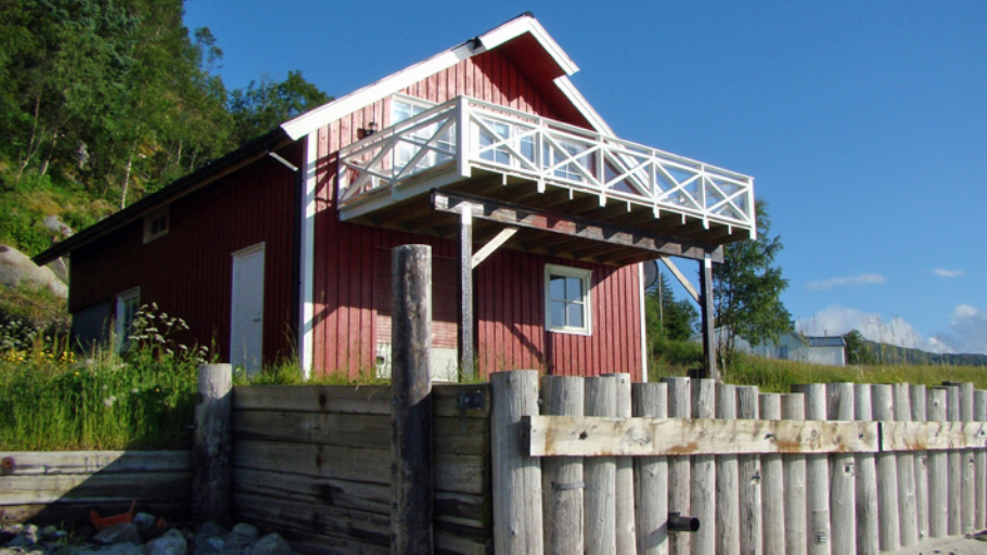  Ferienhaus Stokkasjoen Rorbu in Visthus, Nordland, Helgelandsküste