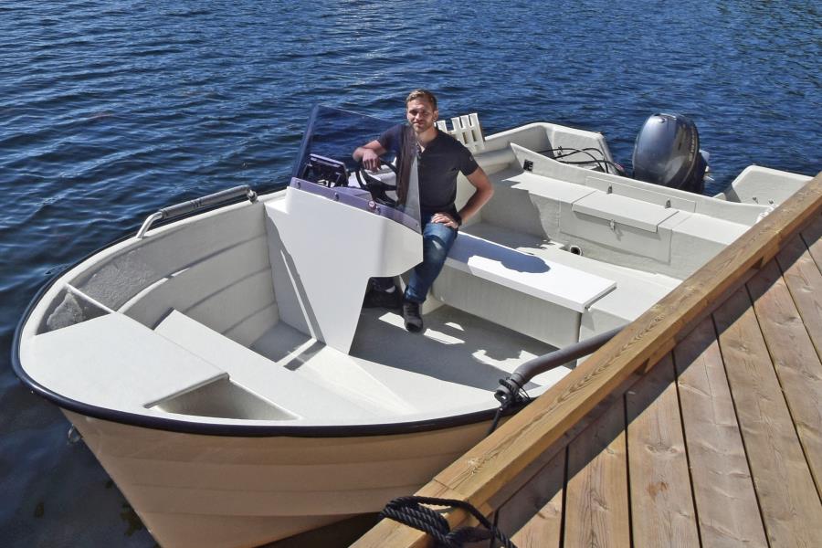 Oien 620F, 70 PS, ein sehr großes Boot