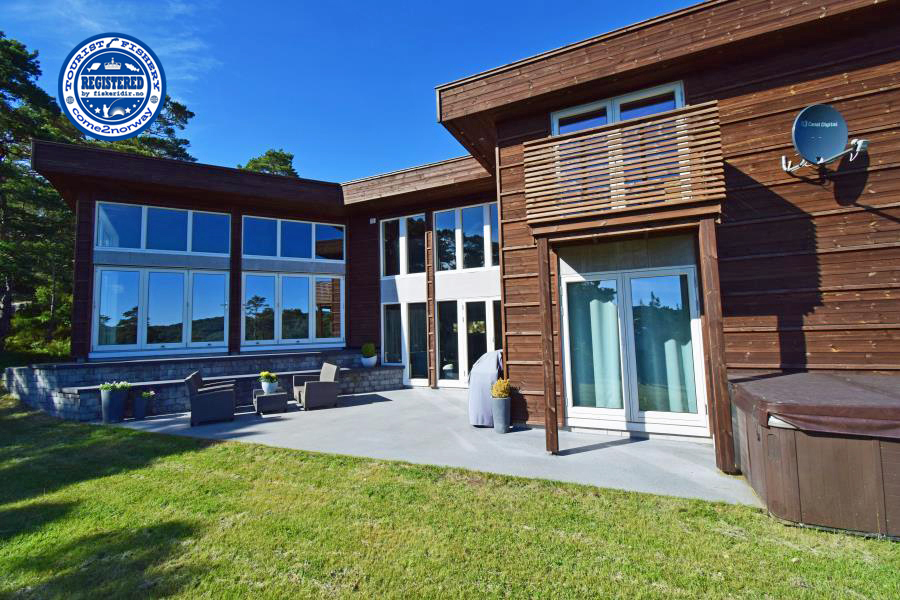 Ferienhaus Varvika am Harkmark bei Mandal