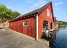 das Bootshaus am Fjord