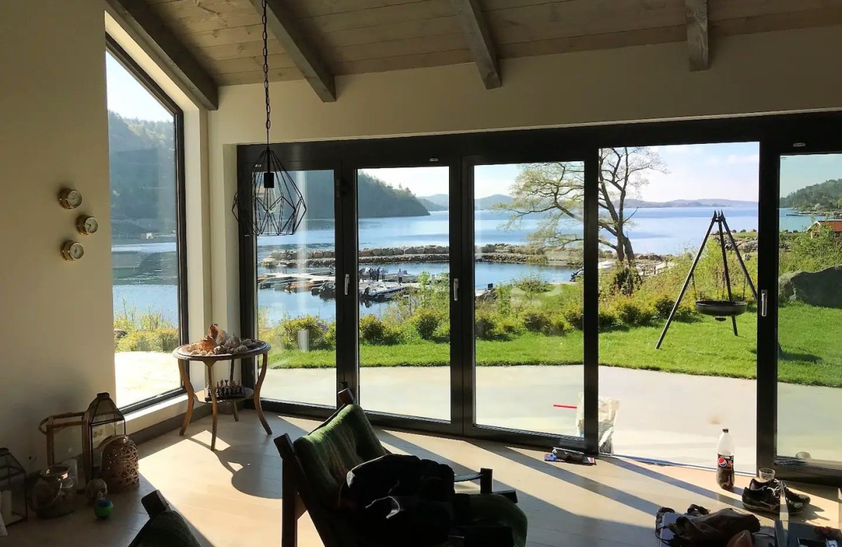 Blick aus dem Haus 