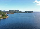 der Fjord vor dem Bootshaus