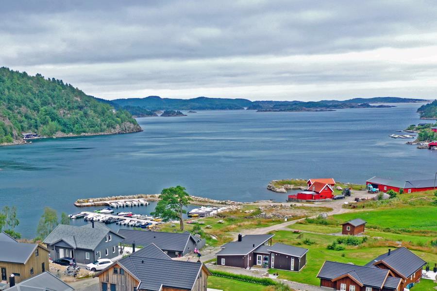 Blick auf den Fjord