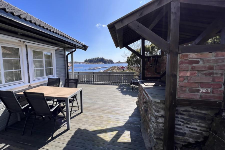 Veranda mit Grillofen
