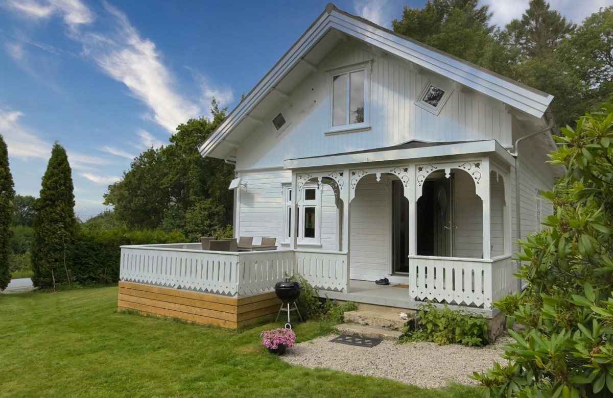 Ferienhaus Frydenlund mit Boot in Farsund 
