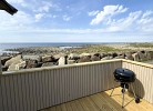 Meerblick, Ihre Terrasse  Fewo Sunrise in Borhaug