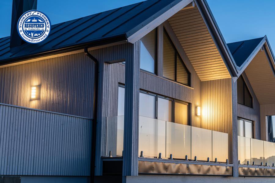 Ferienhaus 'Lista Maritim 1', Borhaug, das linke Haus