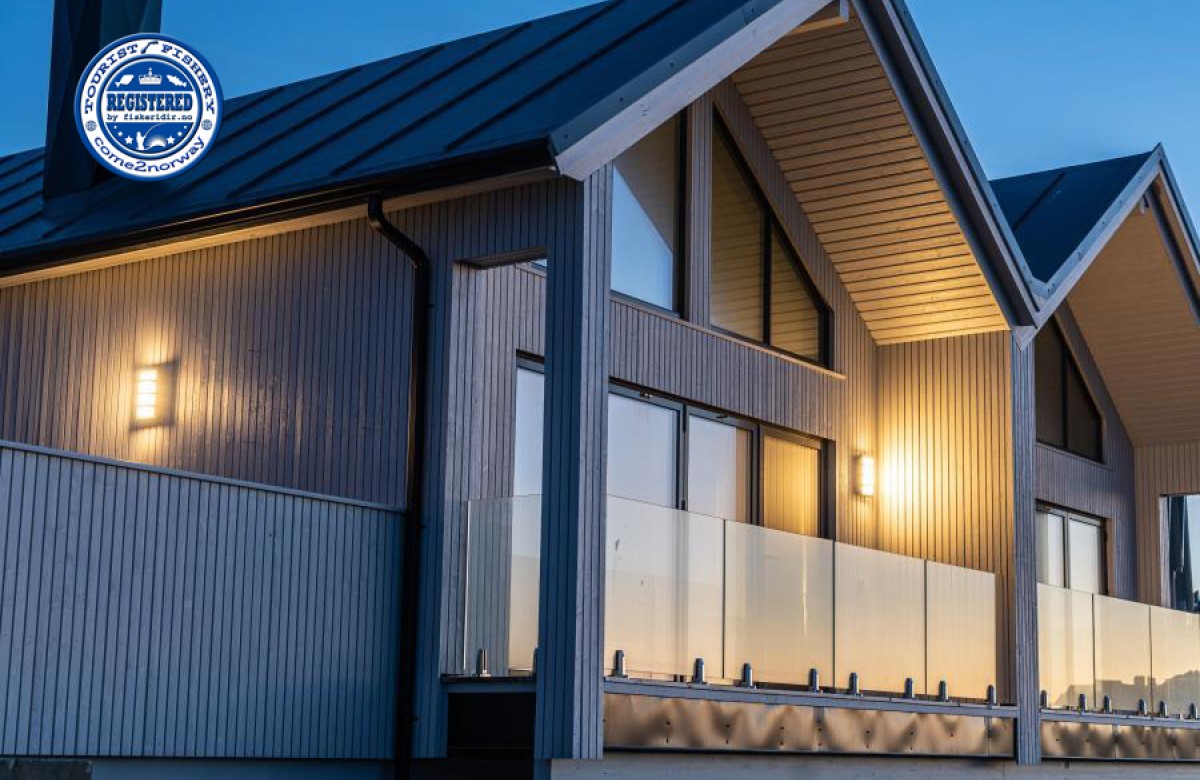 Ferienhaus 'Lista Maritim 1', Borhaug, das linke Haus