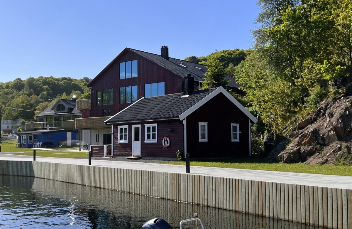 neue Steganlage vor den Fjordhytten