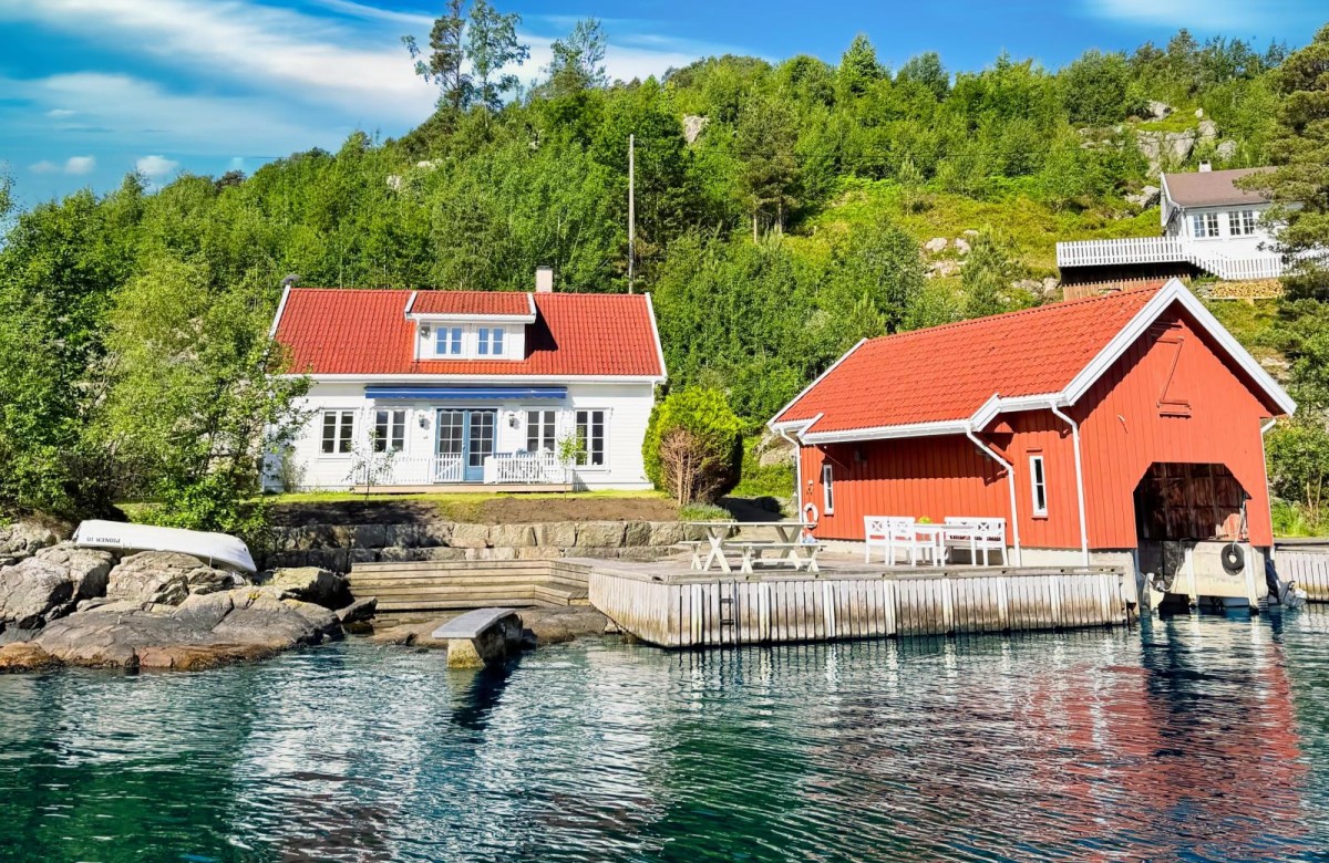 Ferienhaus Timrevika , Flekkefjord Abelnes , Südnorwegen