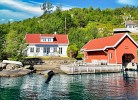 Ferienhaus Timrevika , Flekkefjord Abelnes , Südnorwegen