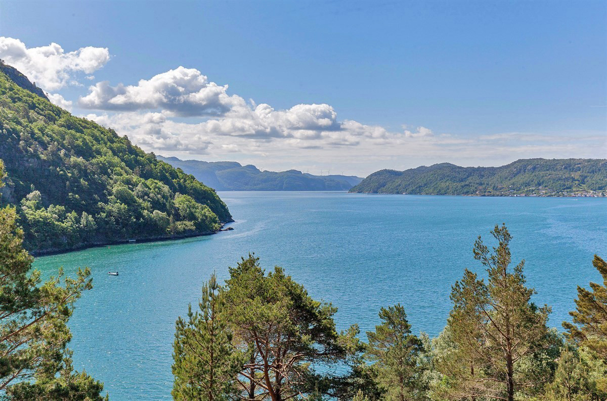Stolsfjorden, Bucht am Haus