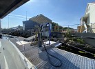 die neue Tankstelle für Boote in Kirkehavn
