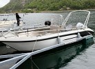 Aluboot Gemi 630 CC zur FeWo Ramsland Brygge 2 D