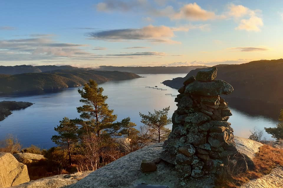 die wunderbaren Fjorde vor Abelnes