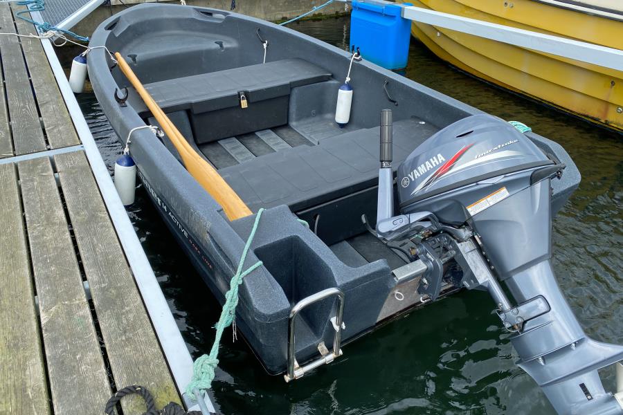 Inklusive Boot Pioner Active, Yamaha (9,9 PS, offen 20 PS) 