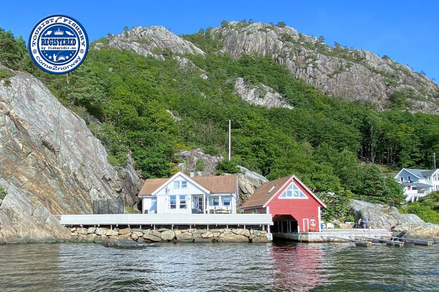 Litle Helle, Ferienhaus im Stolsfjorden bei Flekkefjord