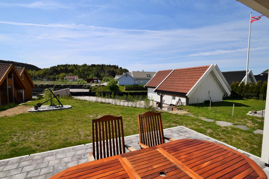 Blick auf Steganlage