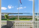 Blick aus Terrassentür Süd / Schutzmauer zum Strand ist abgebaut, nun freier Blick