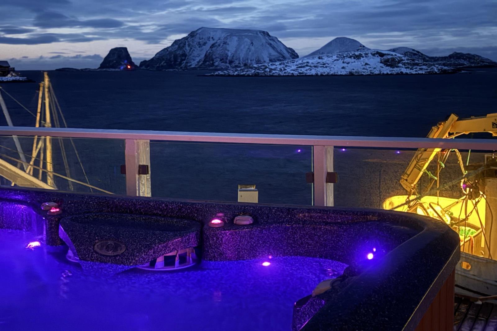 Jacuzzii auf der Terrasse