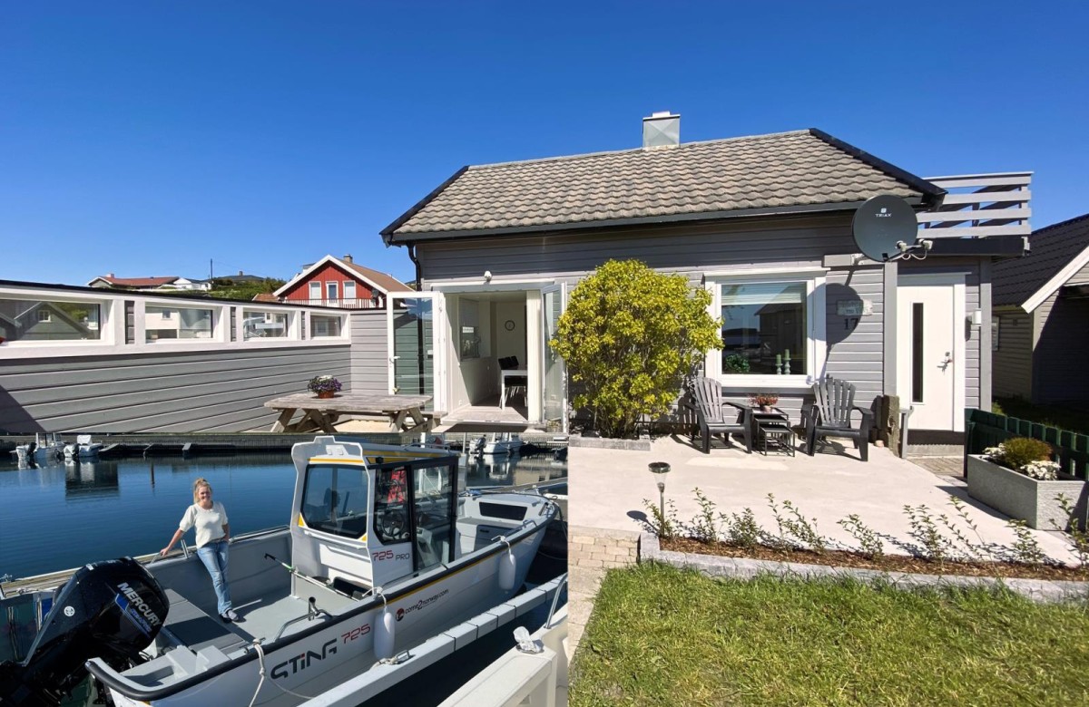 Top Ferienhaus Strandheim, Borhaug mit super 24 ft. Boot