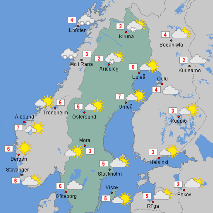 Bootfahren Norwegen Wetterlage